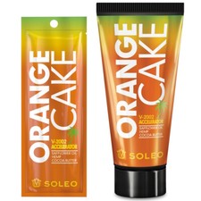 Soleo Orange Cake Accelerator sunbed tanning lotion cream Bottle or Sachet