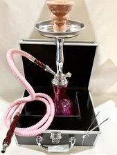 INHALE 17 INCH 1 HOSE JUNIOR HOOKAH IN A HARD SUITCASE