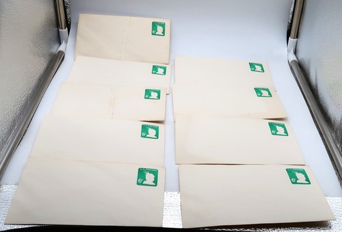 Vtg 1968 Set of 9 US 6c Stamped Envelope Statue of Liberty NOS