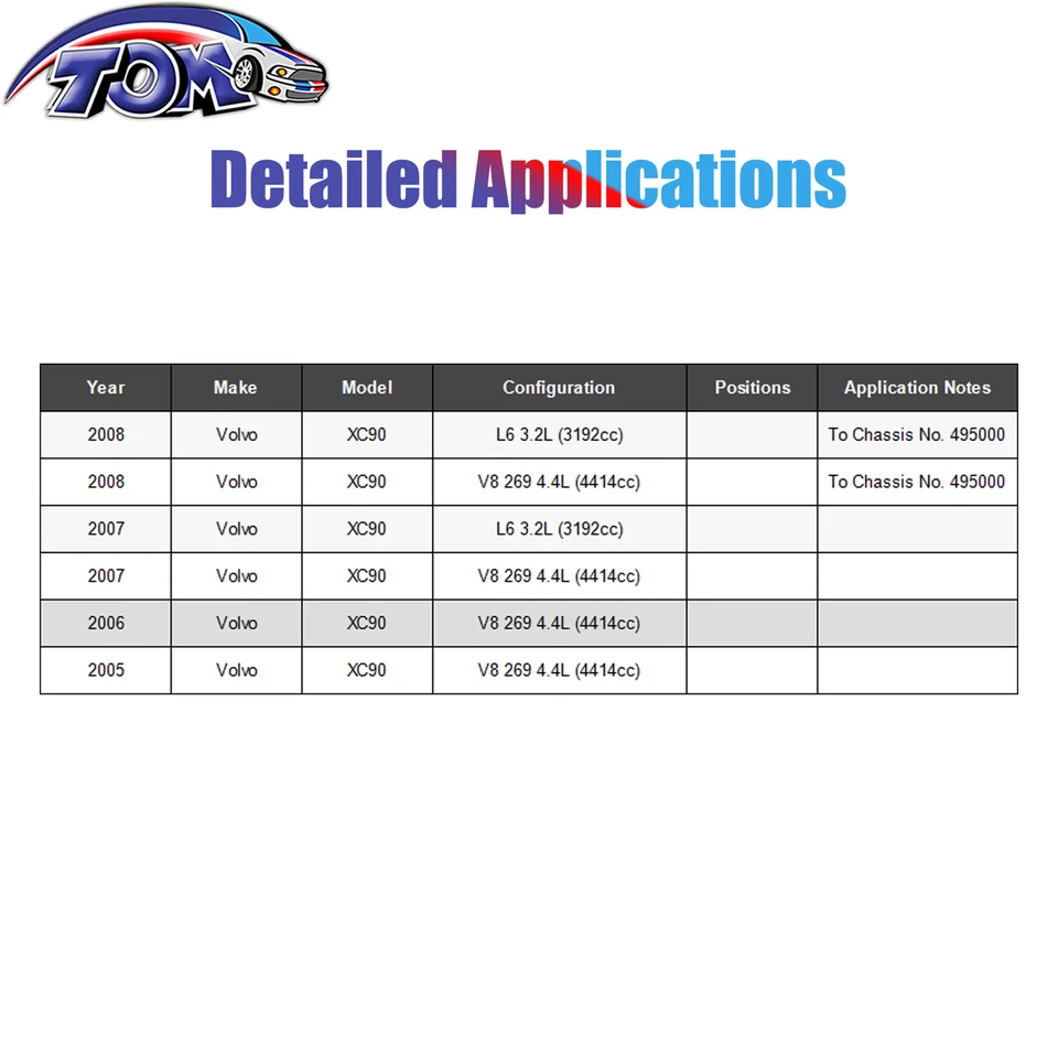 88.23“ Rear Drive Shaft Prop Assembly For Volvo Xc90 Awd 2005-2008 31256272 - Изображение 2 из 4