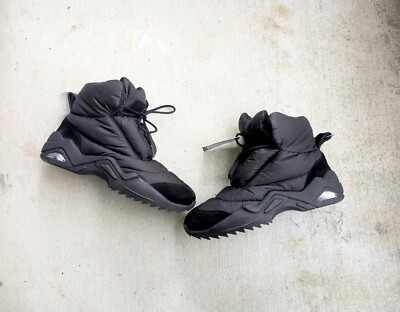 Maison Margiela New Future Men 10 43 Black Nylon High Top Sneakers
