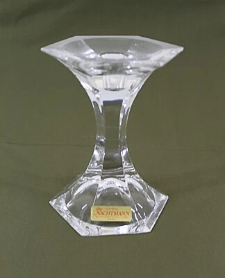 Nachtmann Bleikristall Kerzenständer Stabkerzen H 14,5 cm Ø 10,5 cm - Bild 1 von 4