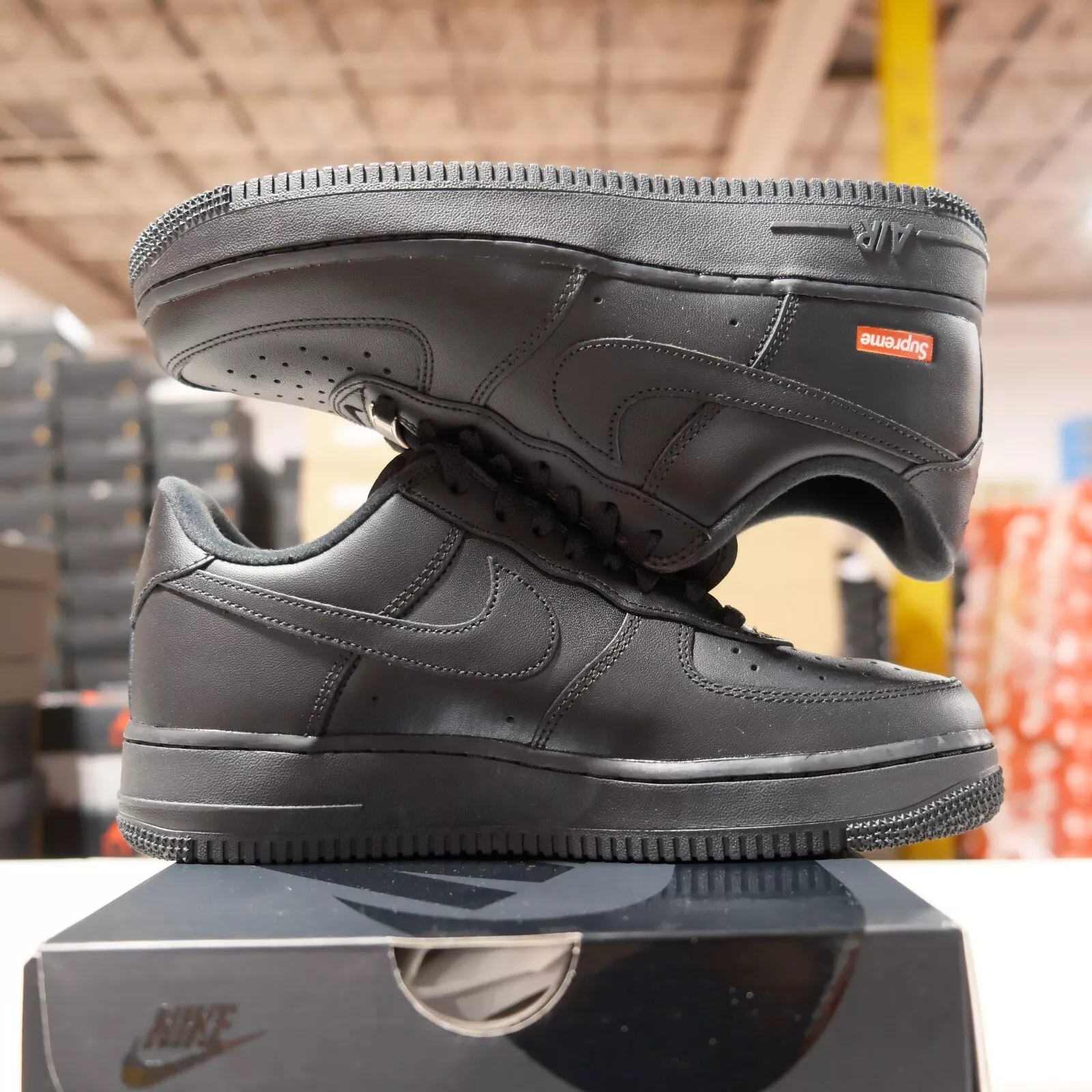 Nike Air Force 1 Low Supreme Noir CU9225 001 05.0 Homme