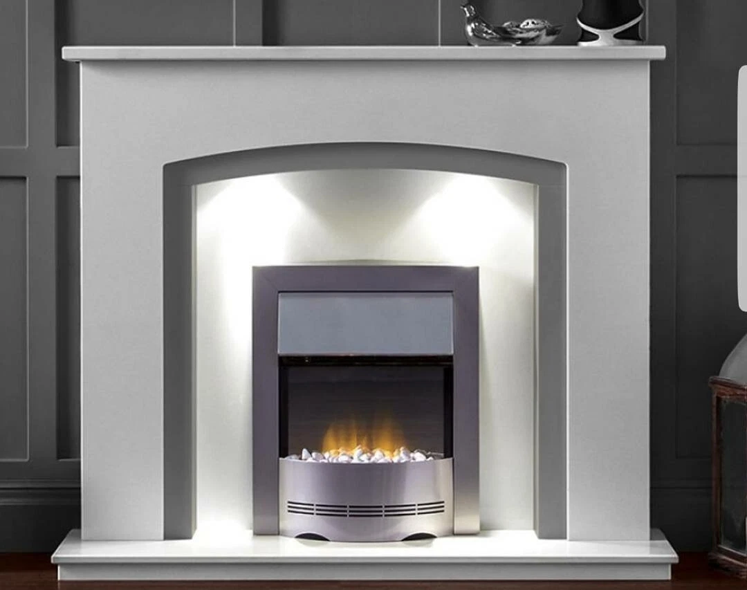 Marble fireplace surround Brand New 48u0026#034; | eBay