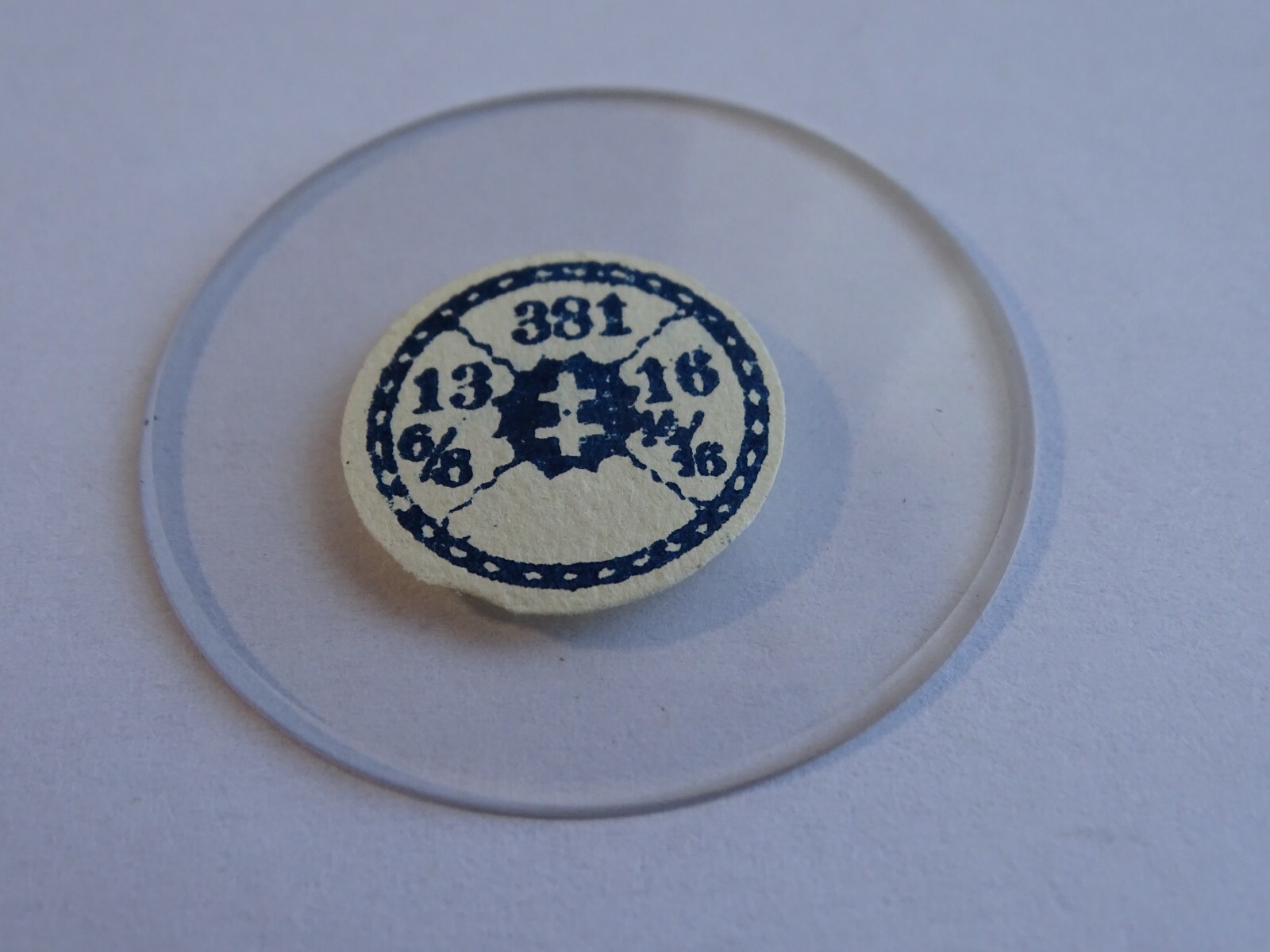 Watchmaker N.O.S Pocket Watch Glass Mineral Diameter Of 38.1 MM eBay