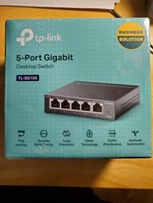 TP-Link TL-SG105, 5 Port Gigabit Unmanaged Ethernet Switch, Network Hub