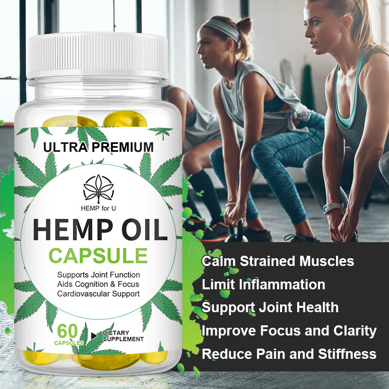 Hemp Seed Oil Capsules For Calm,Sleep,Pain,Stress,Anxiety,Muscle,Relax 60 Pills eBay