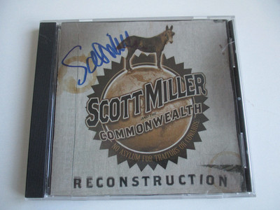 SELTENE HANDSIGNIERTE CD - SCOTT MILLER AND THE COMMONWEALTH - WIEDERAUFBAU (2007)