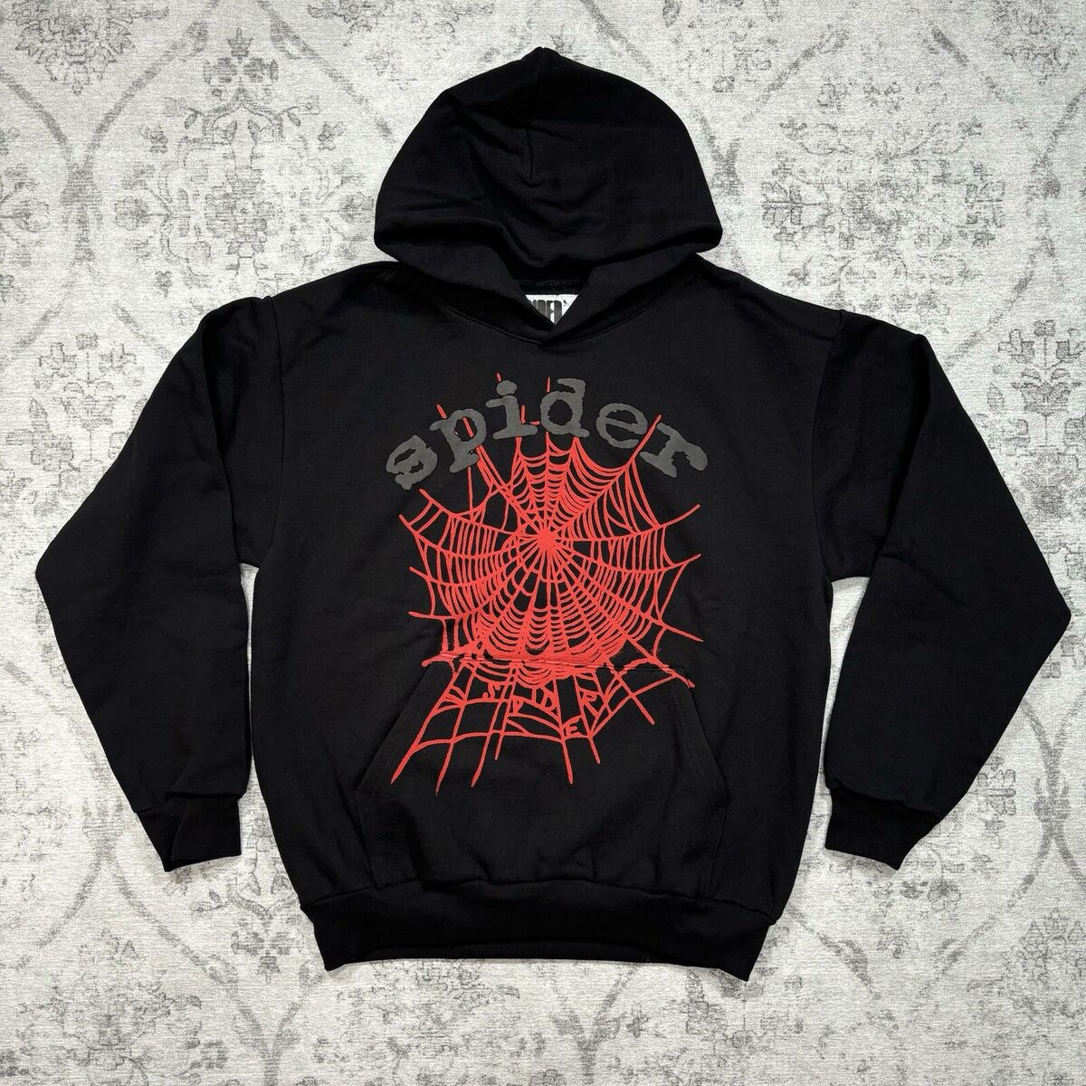 SIZE L Spider Worldwide Sp5der Black OG Web Pullover Hoodie SIZE L Spider Worldwide Sp5der Black OG Web Pullover Hoodie