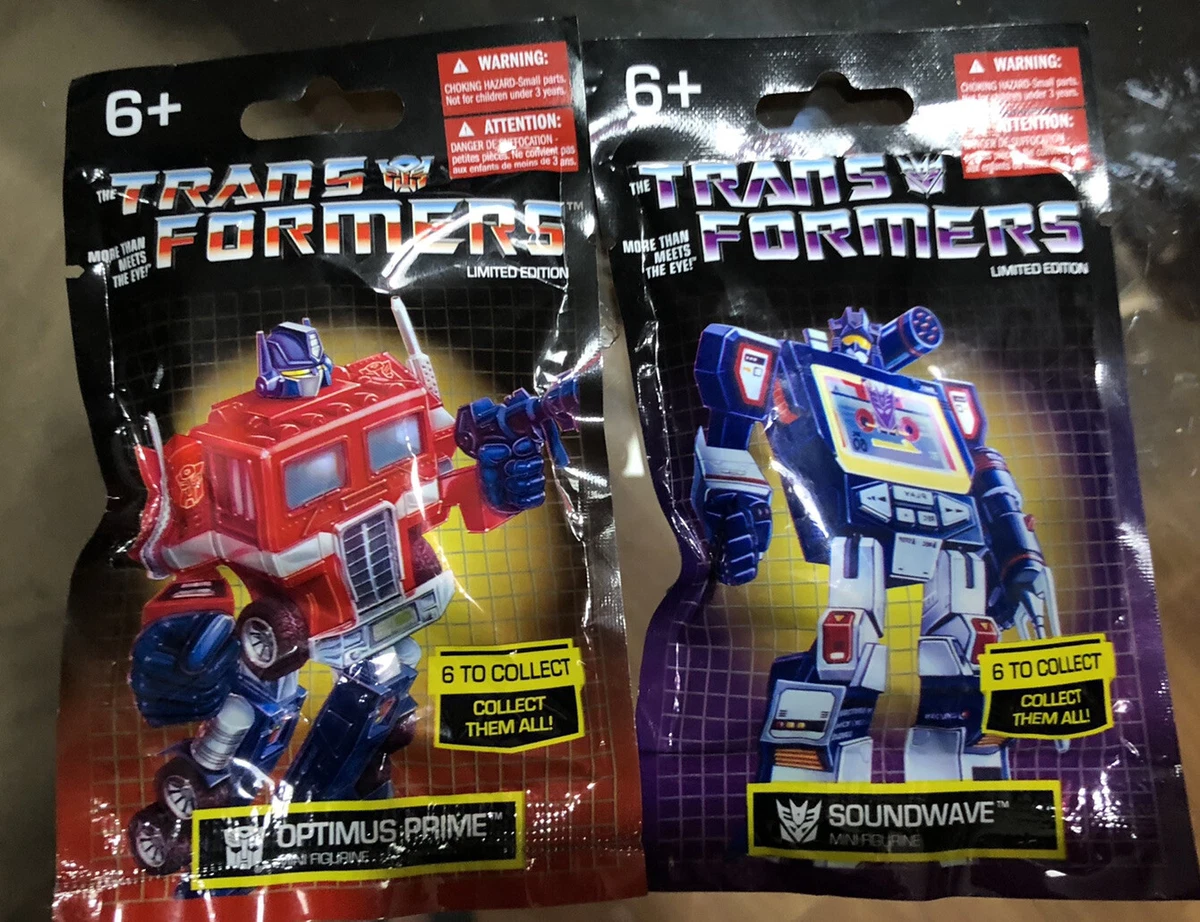 Hasbro Transformers Limited Edition Optimus Prime and Soundwave Mini Figure 2019
