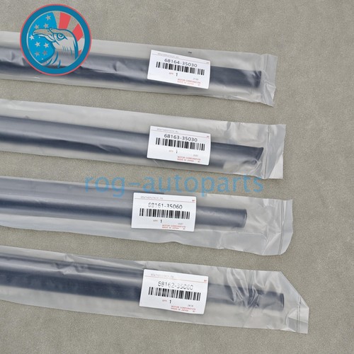 Partscollect Door Seal Weatherstrip Kit – 4Pcs Belt Molding For Toyota 4Runner 2003-2009, OEM Fit