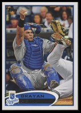 2012 Topps #296a Brayan Pena Kansas City Royals