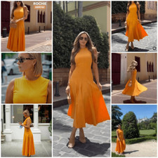 ZARA MIDI SWING DRESS ZW COLLECTION
