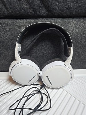 SteelSeries Arctis 7P Plus Gaming Headset White - No Dongle HS-00013 Tested