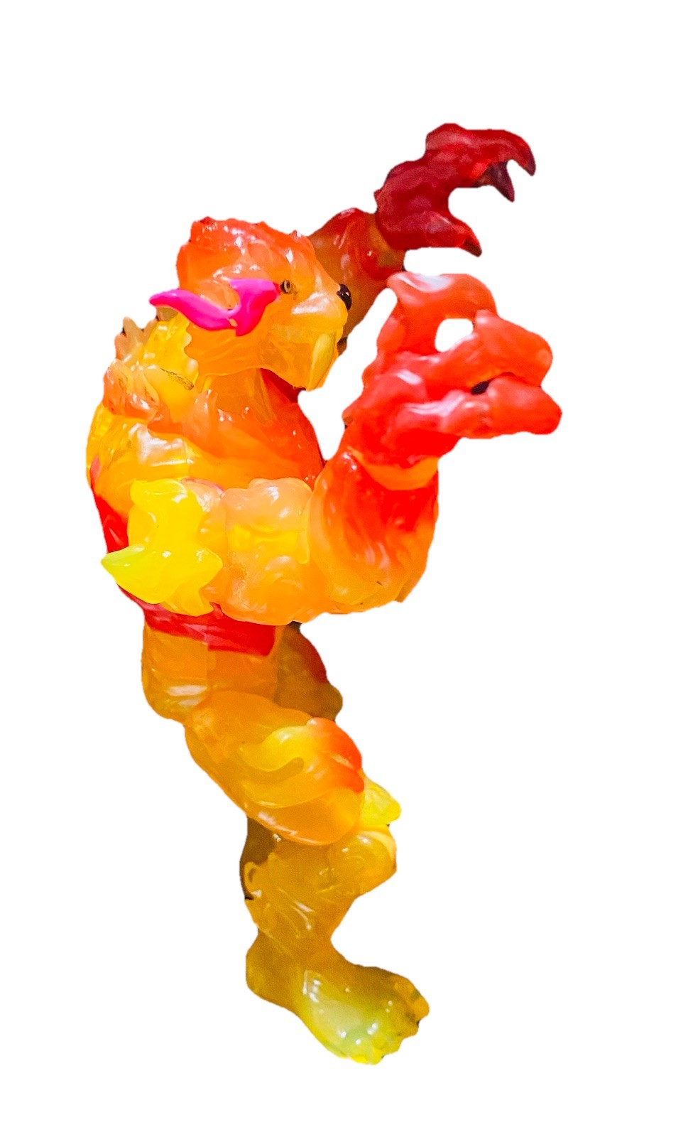 Mr. Beast Lab  Hybrids Wild Fire Clear  Hyper Fusion  Panther Action Figure