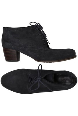 Ara Stiefelette Damen Ankle Boots Booties Gr. EU 41 Leder Marineblau #k5b7n11