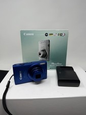 Canon Powershot ELPH 320 HS Digital Camera BLUE 16.1MP w/ Replacement box