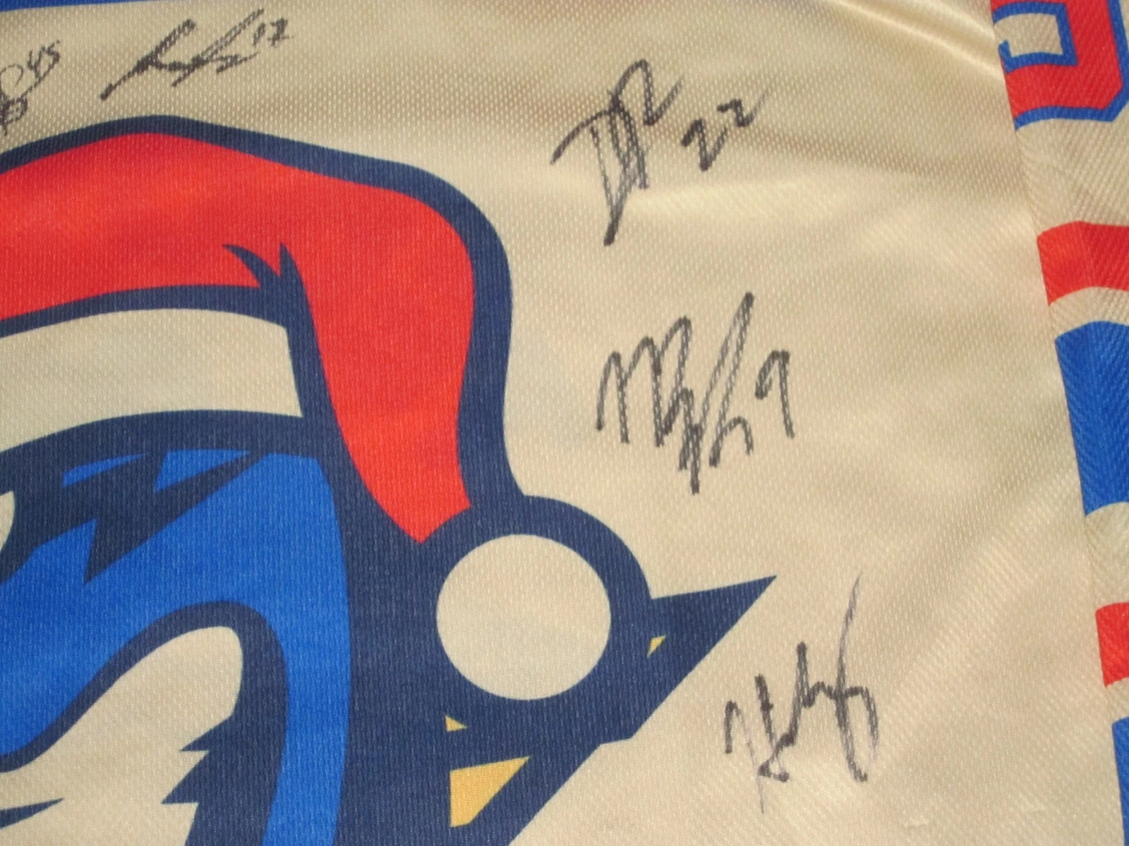 2025-2026 SPRINGFIELD THUNDERBIRDS TEAM SIGNED SGA JERSEY-26 GRAPHS-LUCIC-PECA