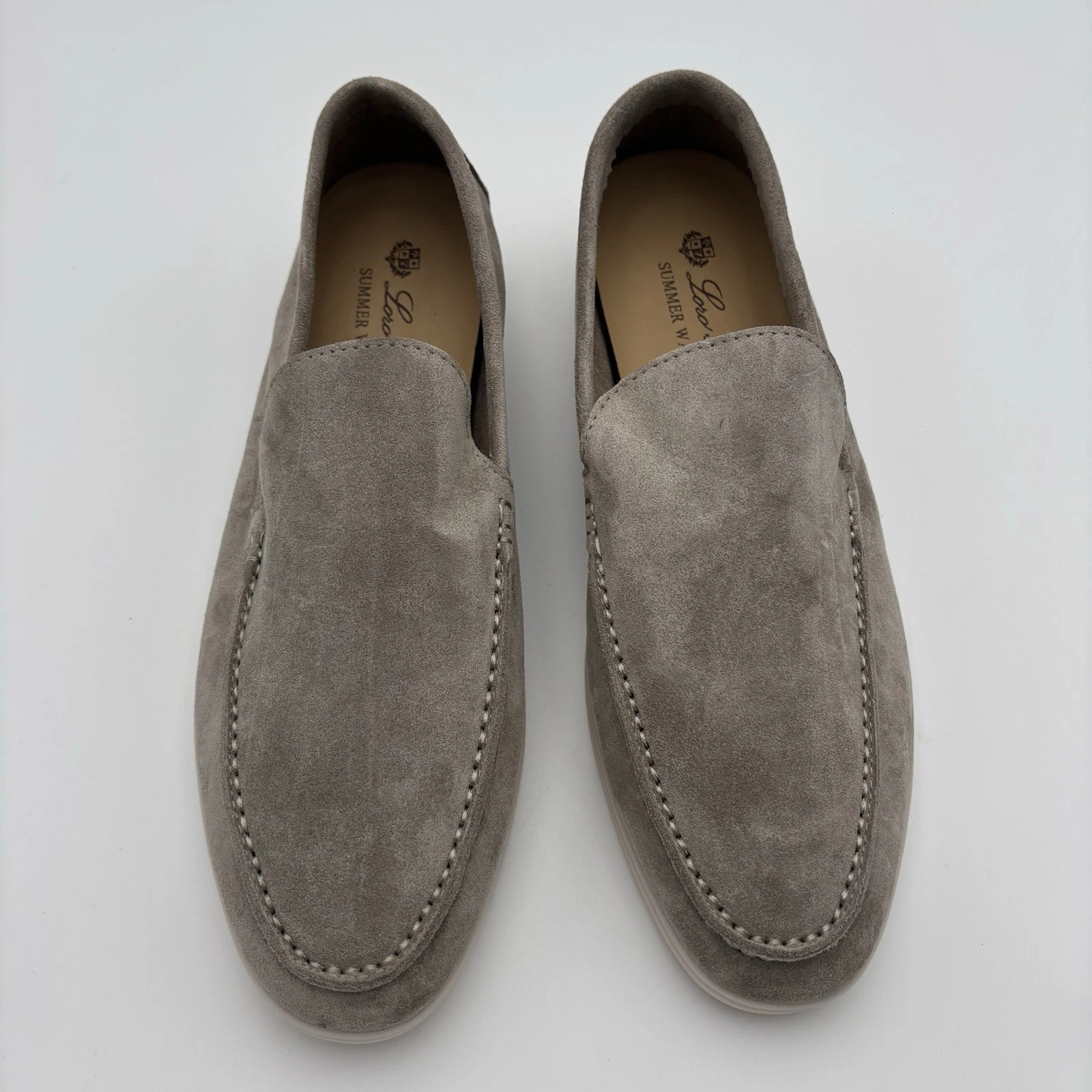 Loro Piana Summer Walk Loafers Suede Beige Slip On Shoes Mens 42 EU
Opens in a new window or tab