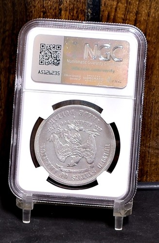 1877-S Trade Dollar - NGC XF Details, Harshly Cleaned (#60038-L) - Picture 7 of 12