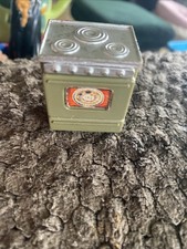 Vintage Blue Box Toys Miniature Doll House Green Stove