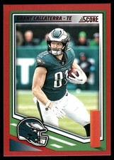 2025 Score Red #219 Grant Calcaterra - FB