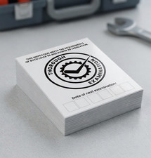 LOLER Inspection Stickers &ndash; Forklift / Plant Thorough Examination Labels 50x