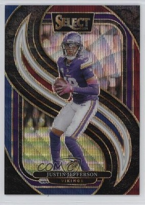 2024 Panini Select Premier Level Tri-Color Prizm /249 Justin Jefferson #174 1bi0