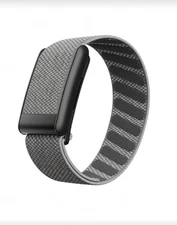 Whoop 5.0/MG Replacement Band - Grey (graphite) - Silver Clasp/hook/link 