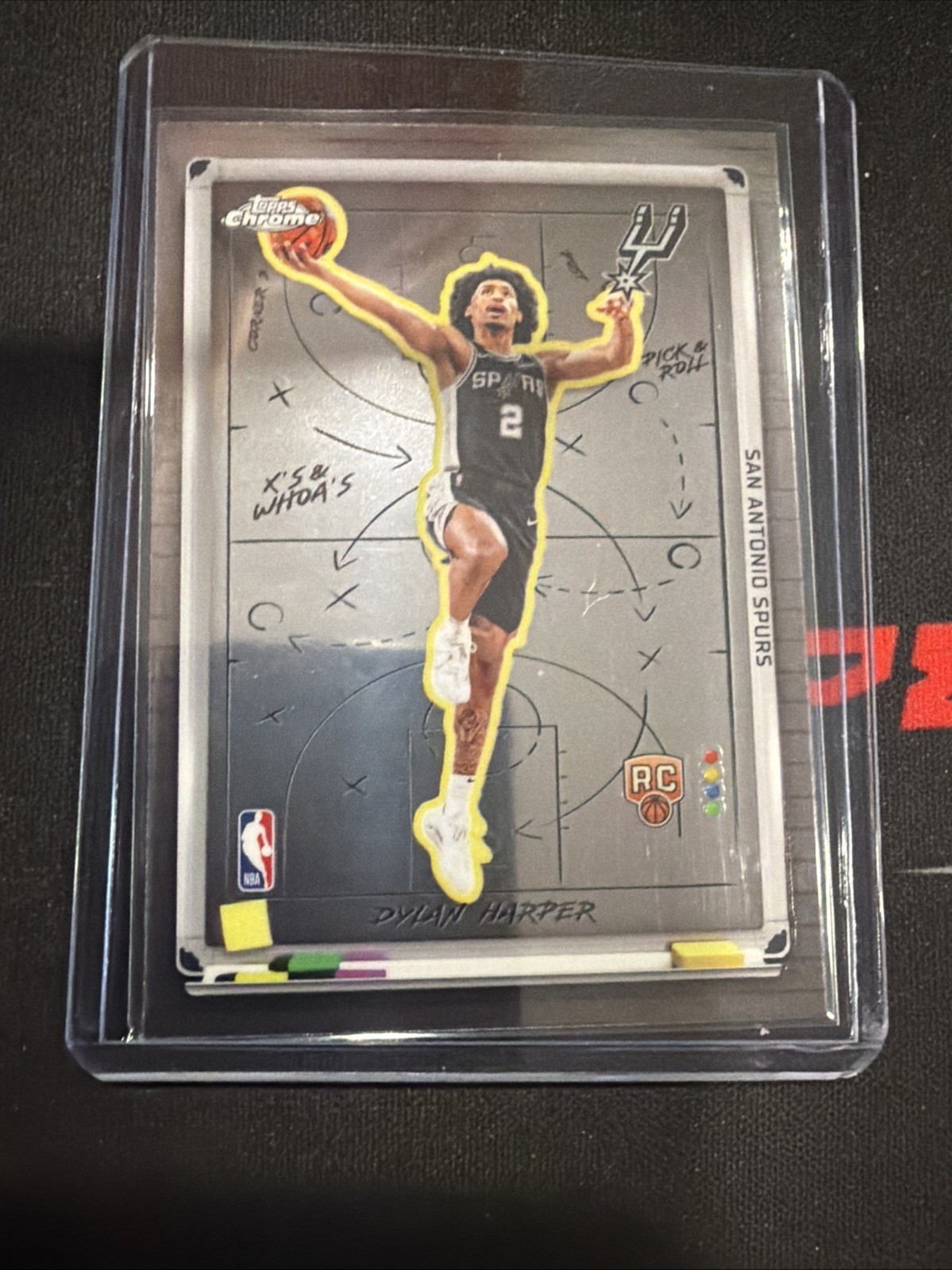 2025-26 Topps Chrome Dylan Harper X’s And Whoa’s San Antonio Spurs #XW-9