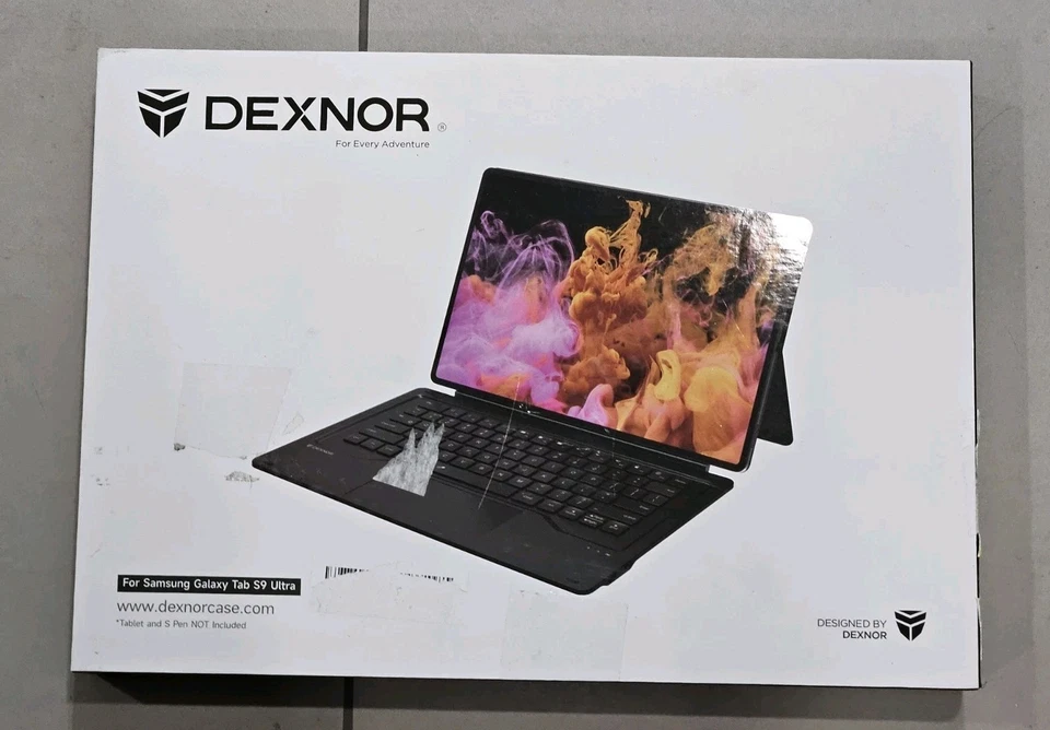 Dexnor Keyboard Case for Samsung Galaxy Tab S10 Ultra / S9 Ultra 14.6 Black NEW - Image 3 of 4