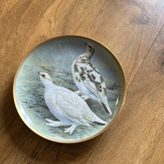 Ptarmigan Game Birds Of The World plate by Basil Ede Franklin Porcelain