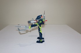 LEGO BIONICLE TOA MAHRI #8914 HAHLI COMPLETE w/ 9 MISSILES