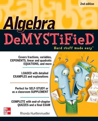 ALGEBRA DEMYSTIFIED 2E Huettenmueller Taschenbuch Kartoniert / Broschiert 2010