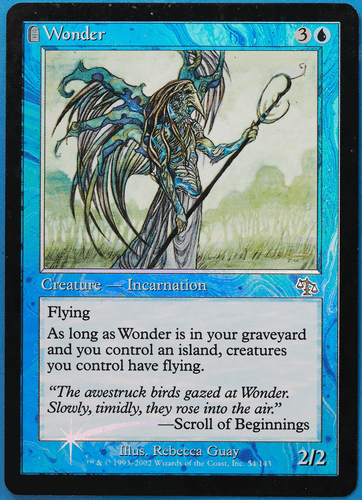 Wonder FOIL Judgment HP/DAMAGED Blue Uncommon CARD (506262) ABUGames - Picture 1 of 2