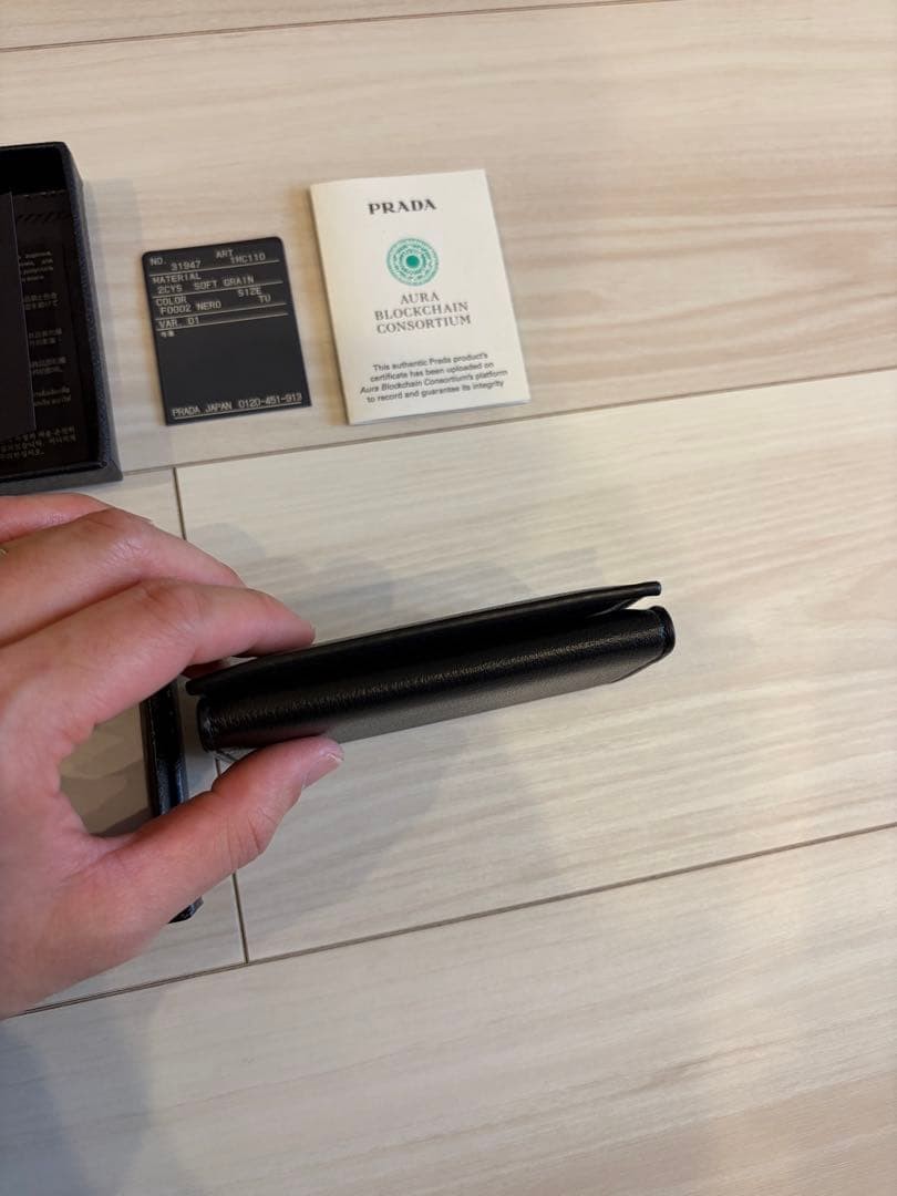 With Authenticity Certificate PRADA Soft Grain Bu… - image 8