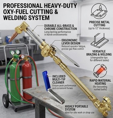 V-Type Medium Duty Oxyacetylene Cutting torch