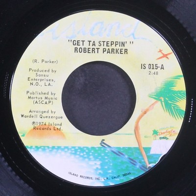 ROBERT PARKER: get ta steppin' / get right on down ISLAND 7'' Single 45 RPM