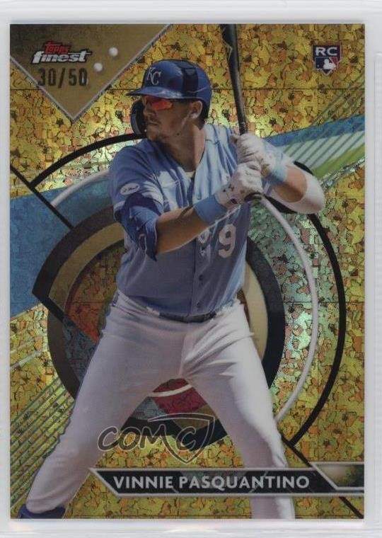 2023 Topps Finest Gold Mini-Diamond Refractor 30/50 Vinnie Pasquantino #65 v9t