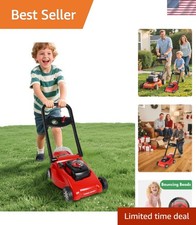 Kids Lawn Mower with Realistic Grass-Cutting Action and Sounds   No Batteries...