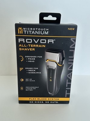 MicroTouch Titanium ROVOR All-Terrain Shaver Rechargeable Head/Face/Neck