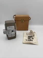 SEE  VIDEO Revere Eight 50 Film Camera  Case  Manual - Untested