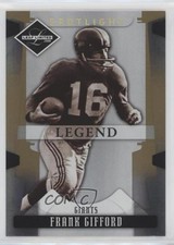 2008 Leaf Limited Legend Spotlight Gold 48/49 Frank Gifford #132 HOF h3a