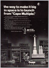 1970 Multiple Toymakers Vintage Toy Ad Golden Astronaut Series Space Launch