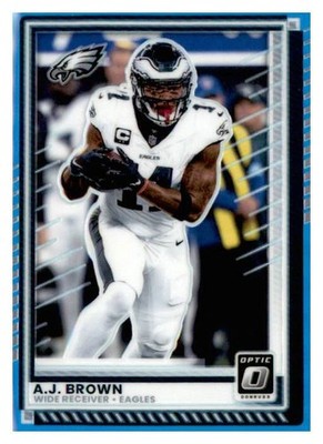 2025 Donruss Optic #17 A.J. Brown Aqua #/349