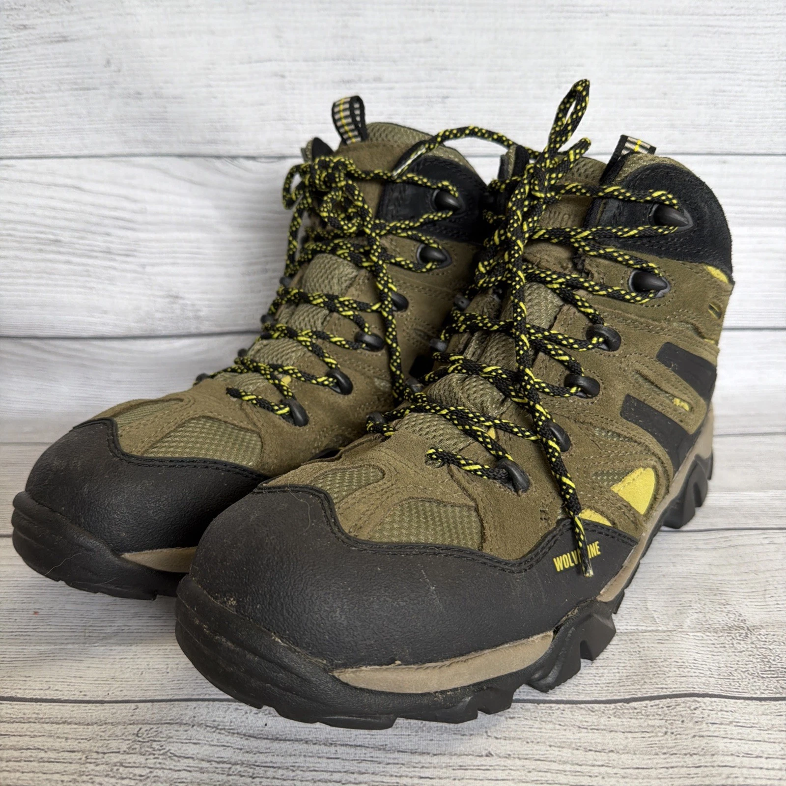 WOLVERINE Men's Wilderness Waterproof Hiking Boots OLIVE - Size 11.5 (W880232)