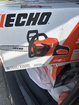 ECHO CS-4010 Gasoline 2-Stroke Gas Chainsaw, Orange Black White Color