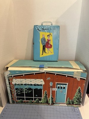 VINTAGE 1960s Tammy's IDEAL HOUSE Cardboard Doll House Furniture