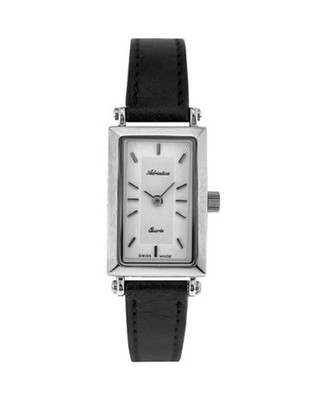 ADRIATICA Women Quartz Casual Watch Classic Dress White Dial Waterproof Rectangl