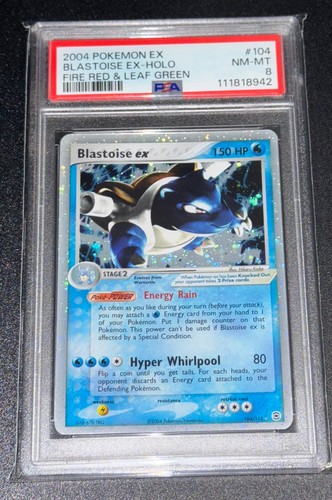 Blastoise ex graded PSA 8 for sale on eBay